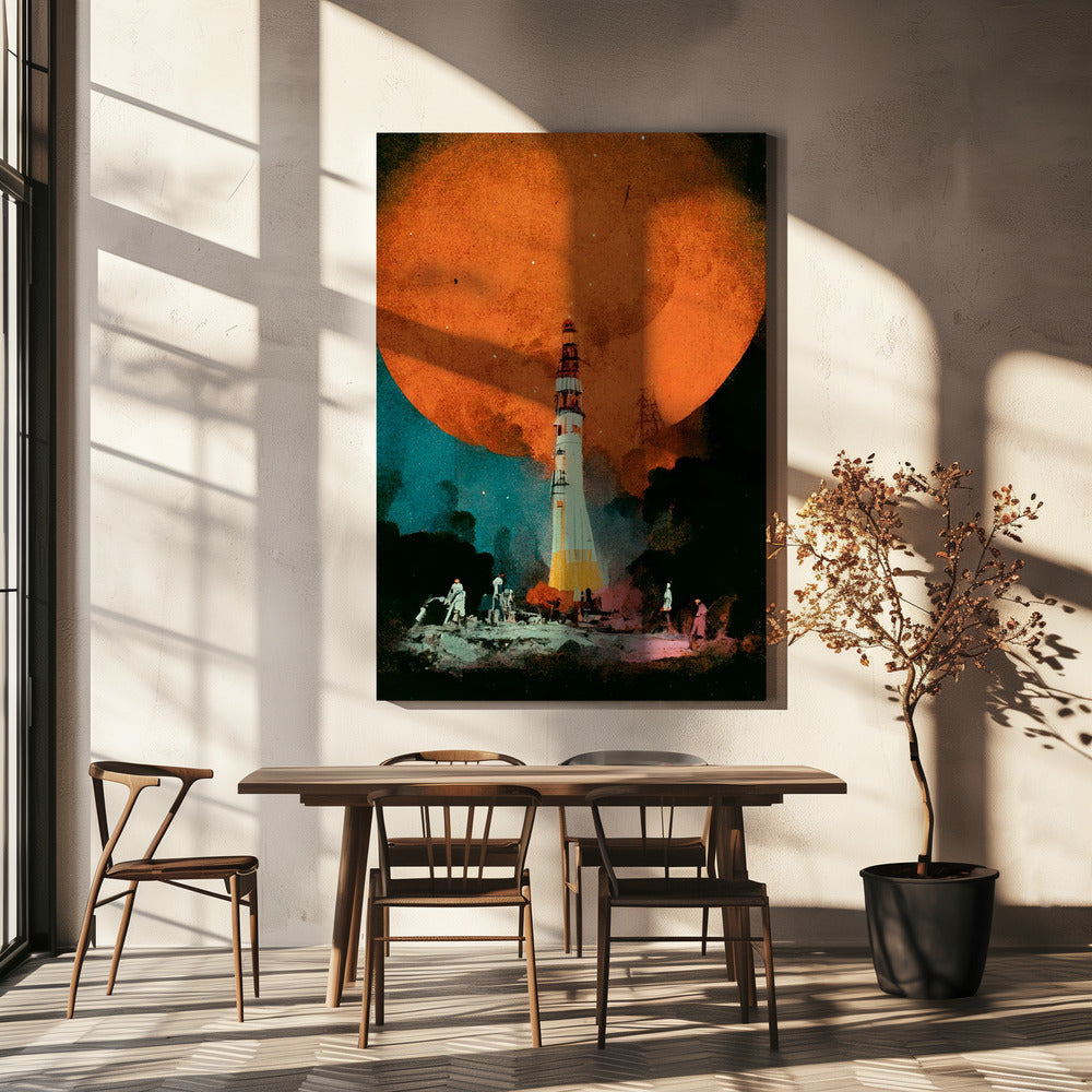 Maanlancering | Canvas