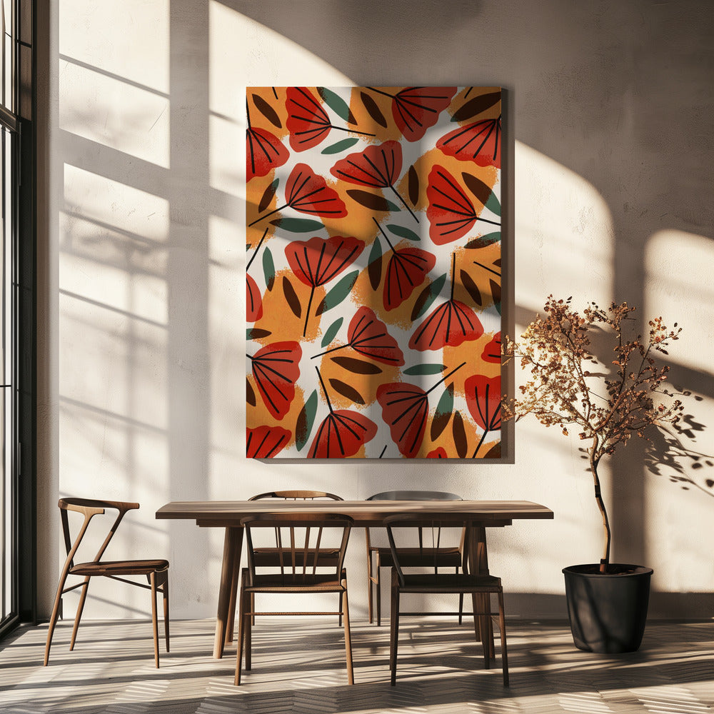Herfstbladdans | Canvas