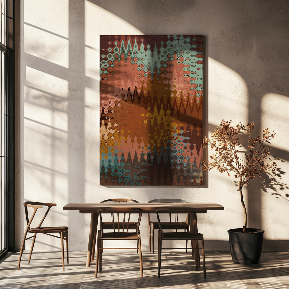 Zigzag Dromen | Canvas