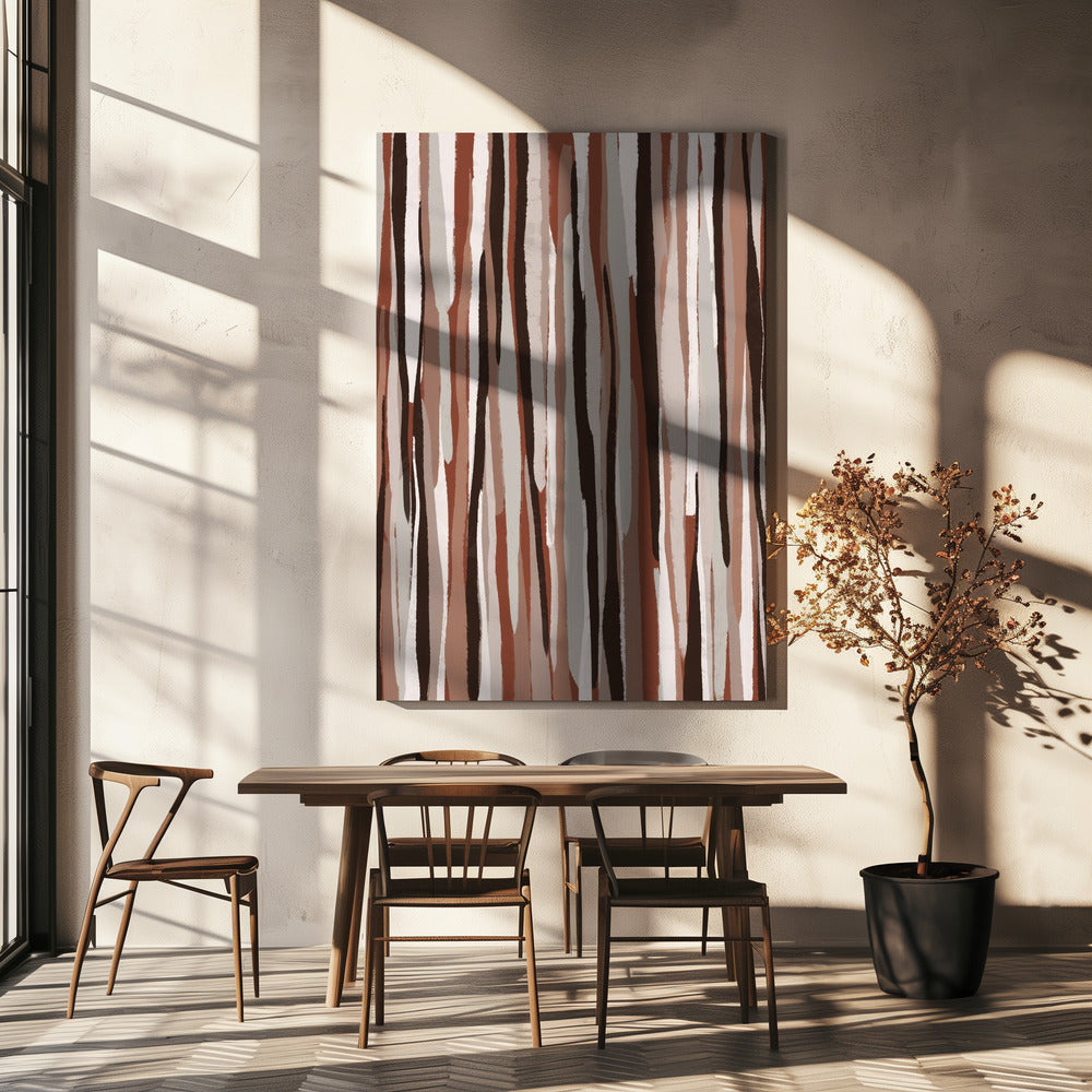 Verticale aardtinten | Canvas