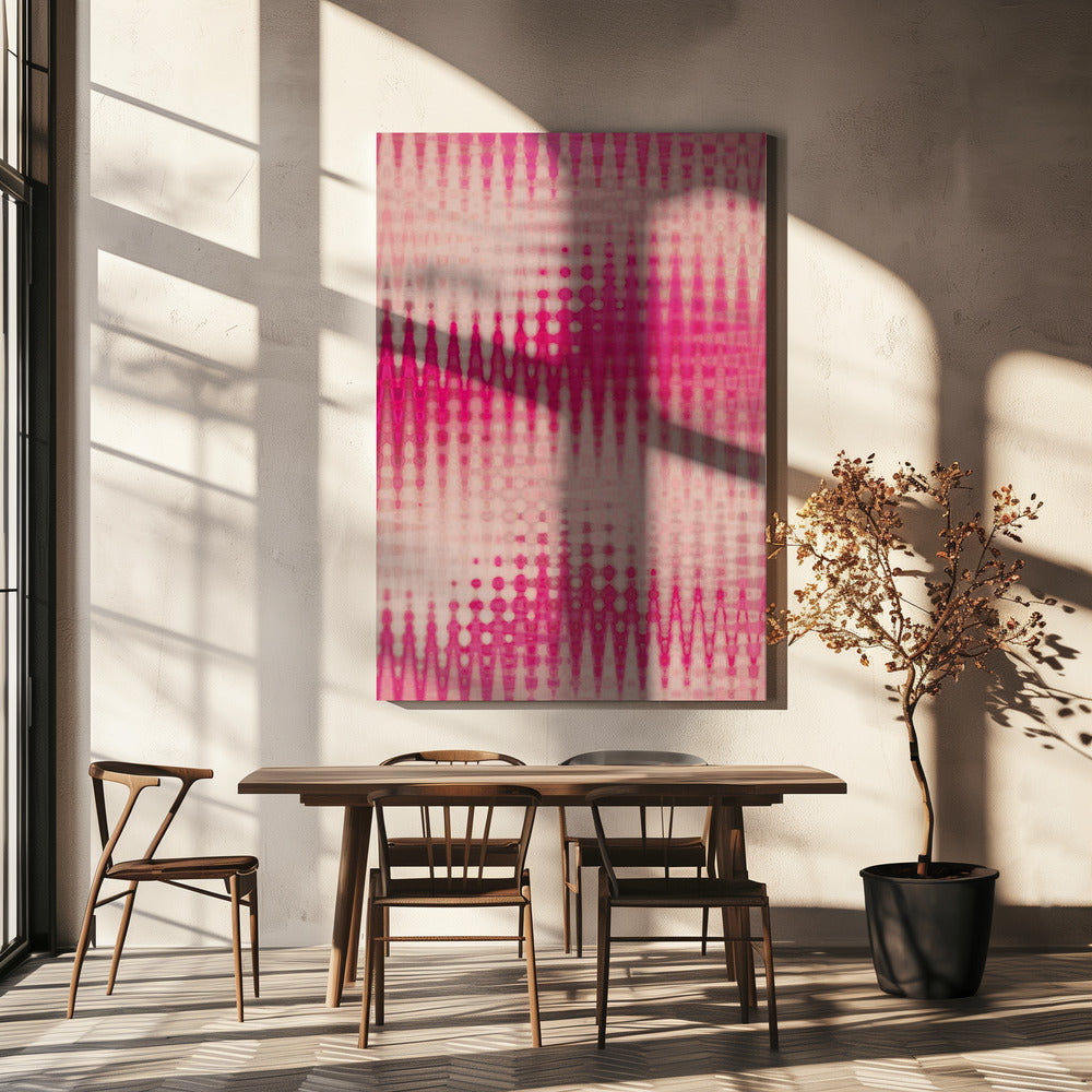 Echoes in roze | Canvas