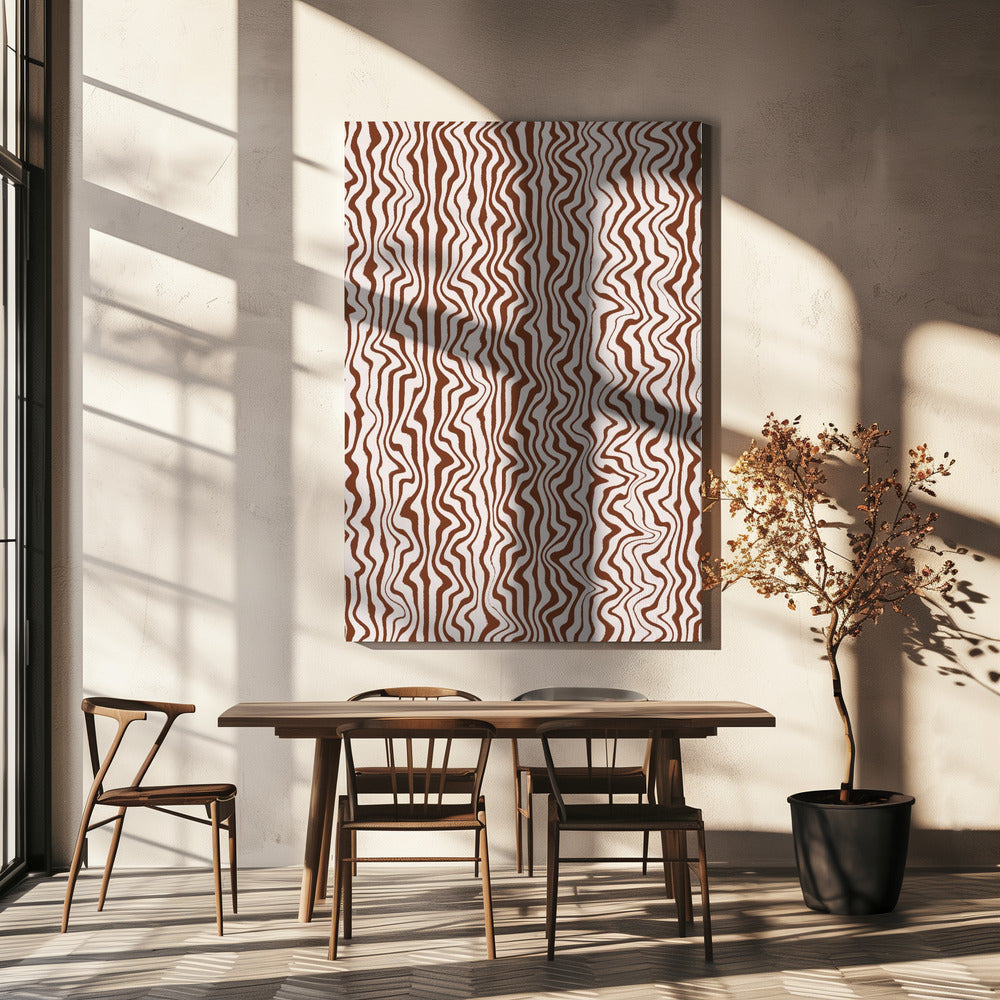 Zebragolven | Canvas