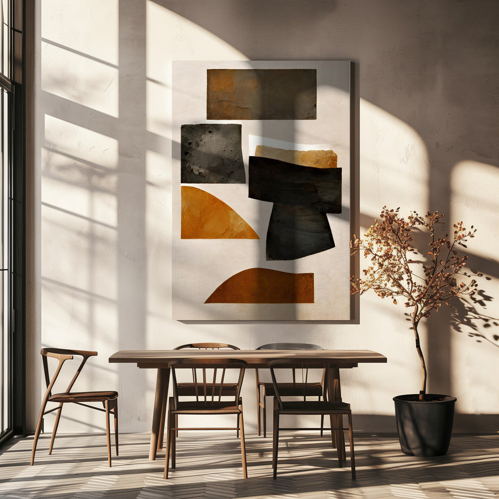 Roestige vormen | Canvas