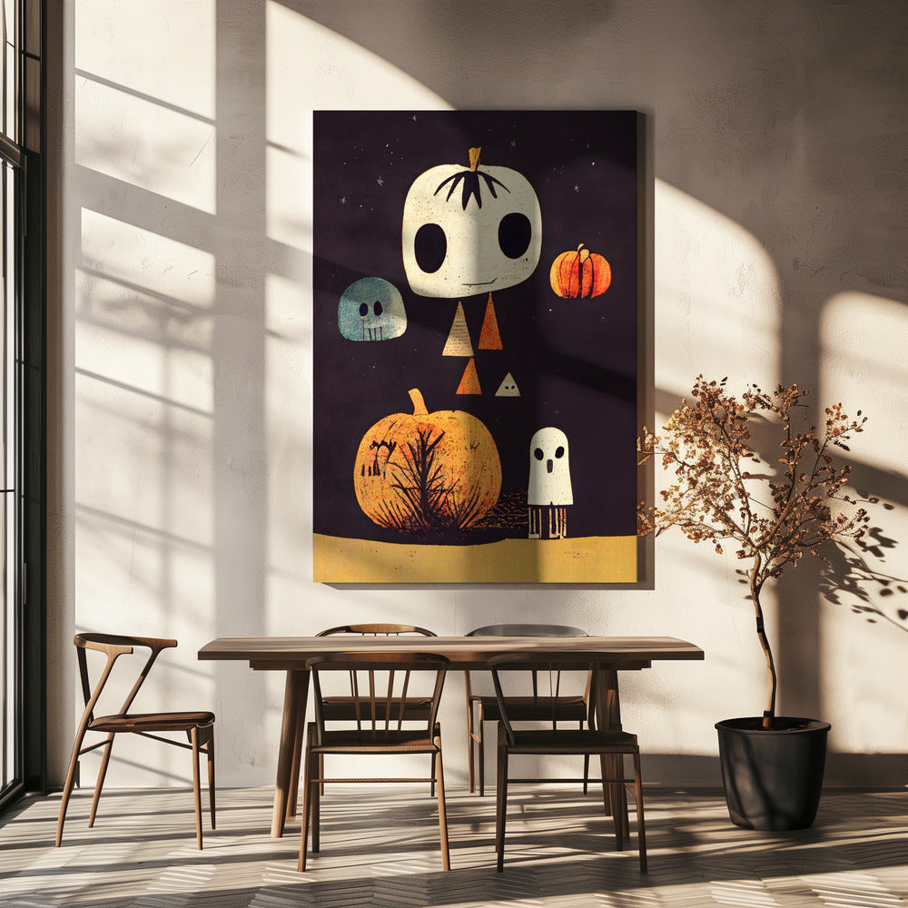 Grillige Spookverschijningen | Canvas