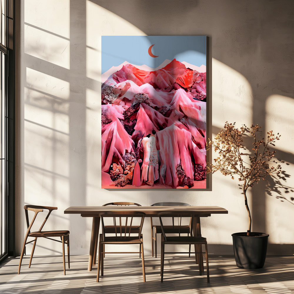 Crimson Dreamscape | Canvas