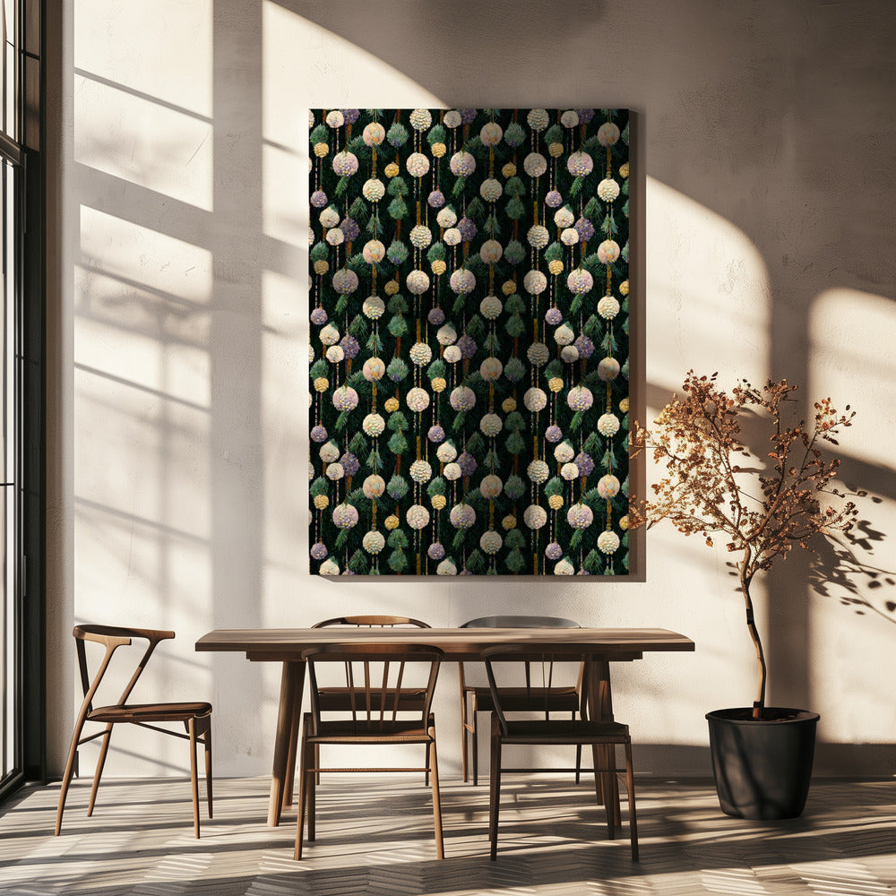 Feestelijke dennenornamenten | Canvas