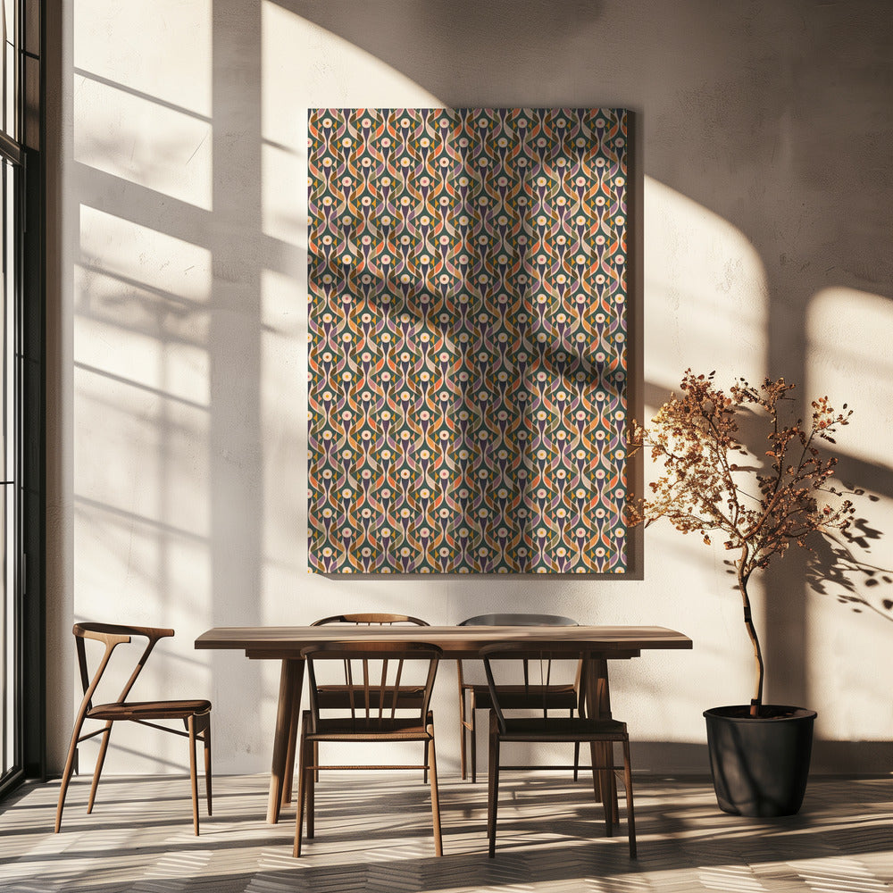 Geometrische bloei | Canvas