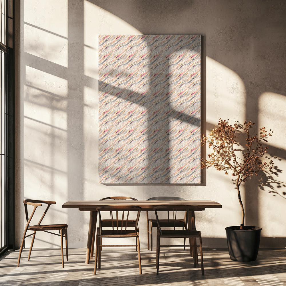 Vloeiende golven | Canvas