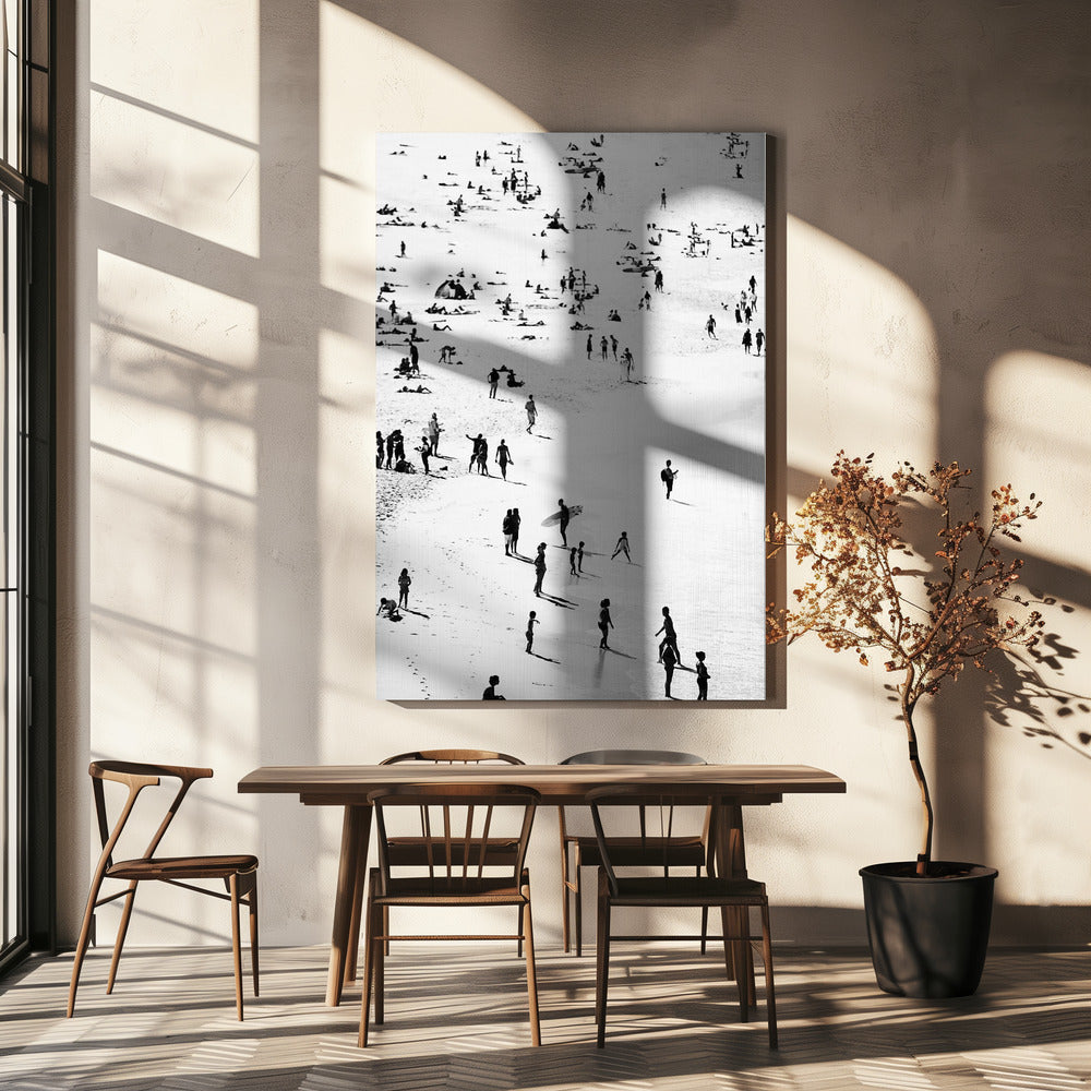 Strandsilhouetten | Canvas