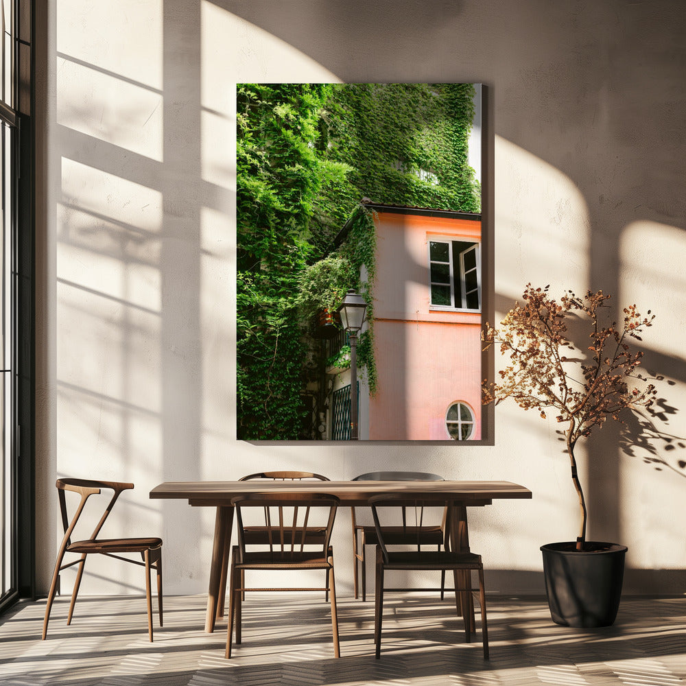 Groen en roze || Montmartre Parijs | Canvas