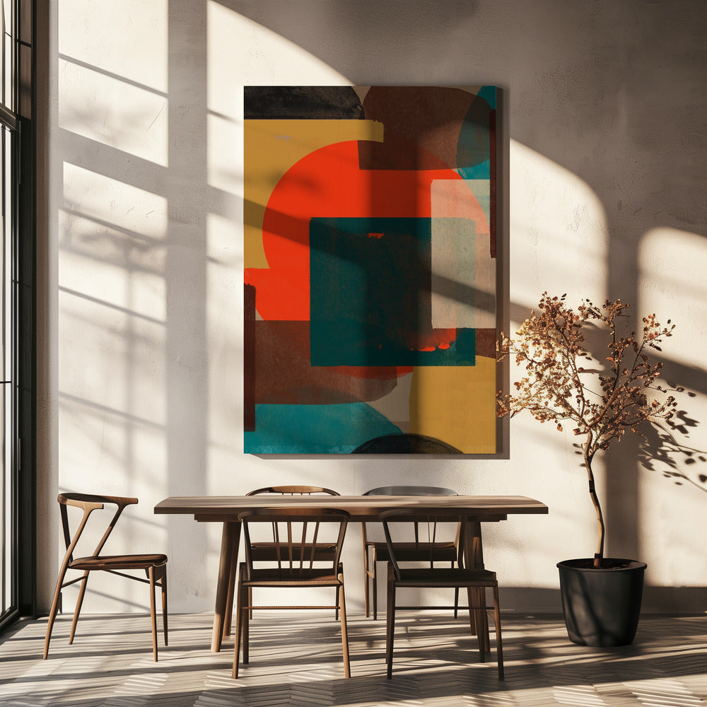 Vormen in harmonie | Canvas
