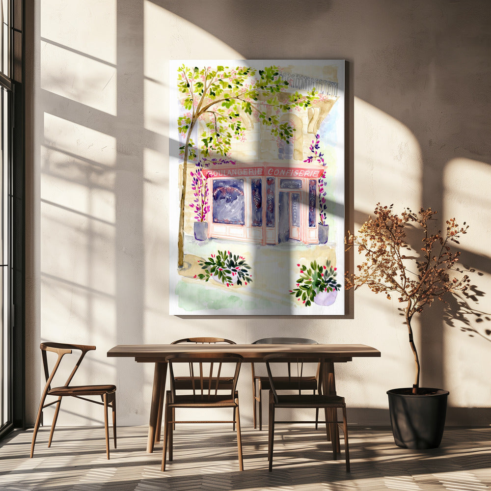 Naïeve Parijse bakker | Canvas