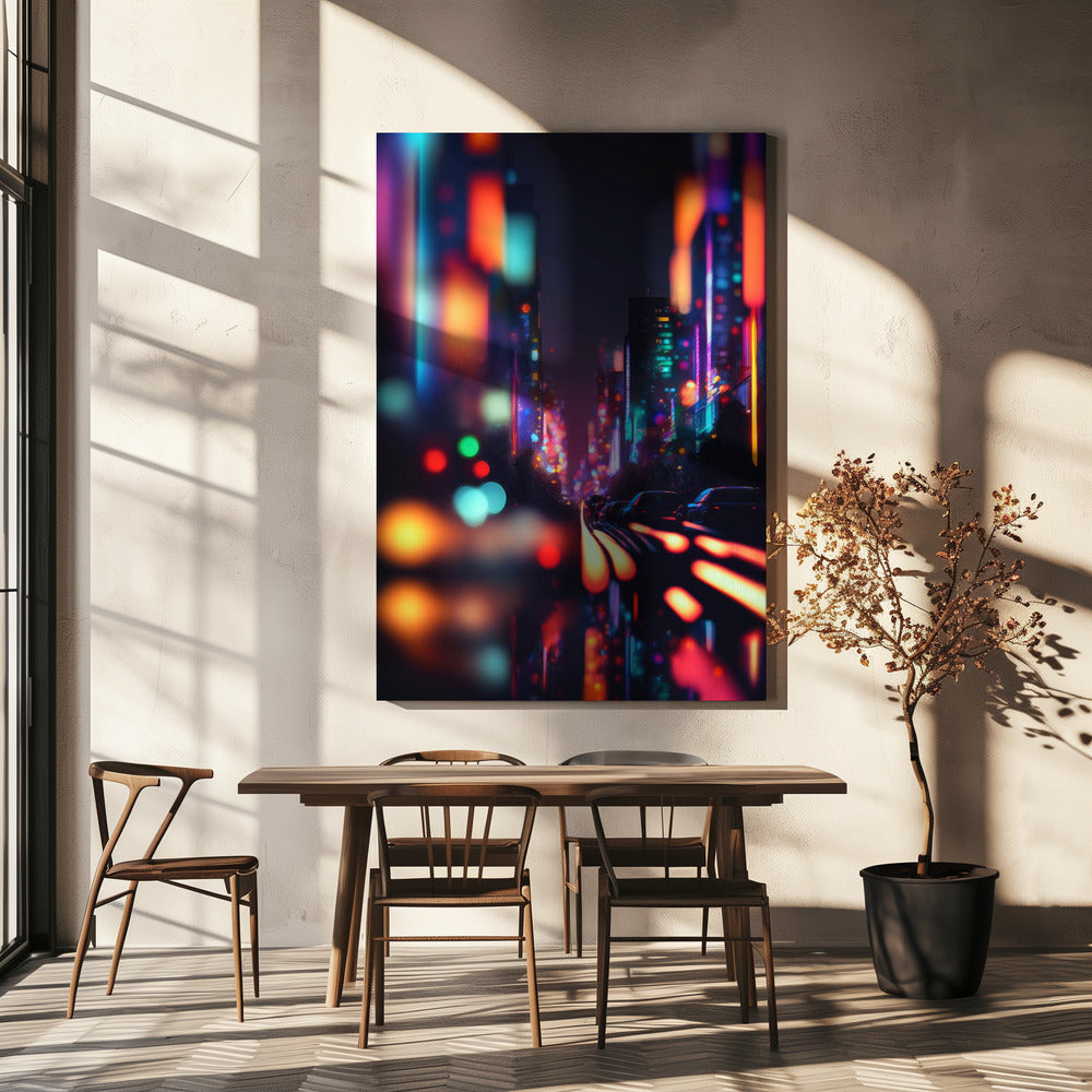 Neon Dreamscape | Canvas