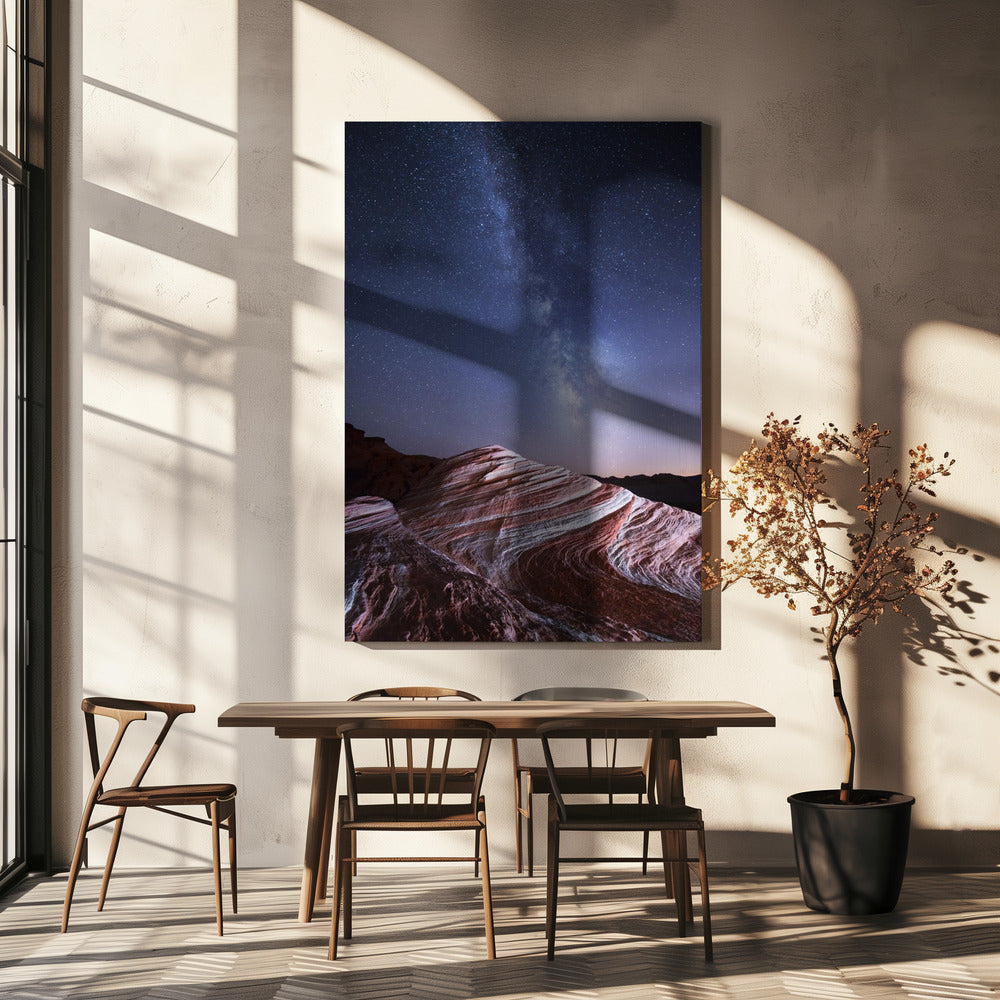 Nachtlijnen | Canvas