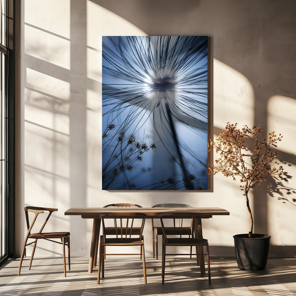Botanisch Blauw | Canvas
