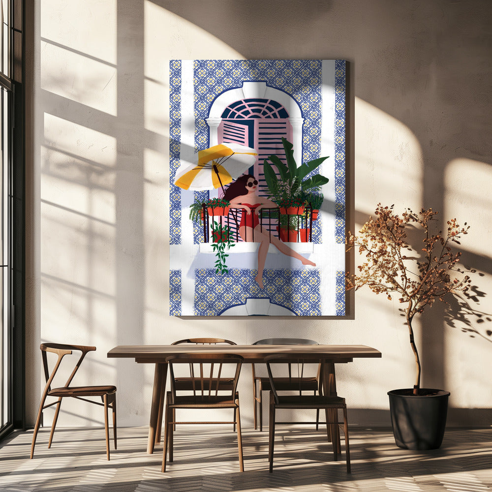 De zon vangen | Canvas