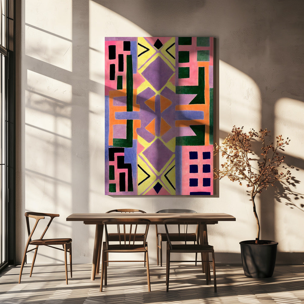 Levendige geometrie | Canvas