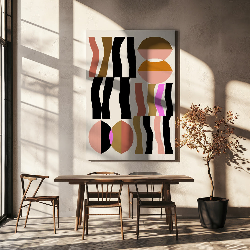 Abstracte compositie 26 | Canvas