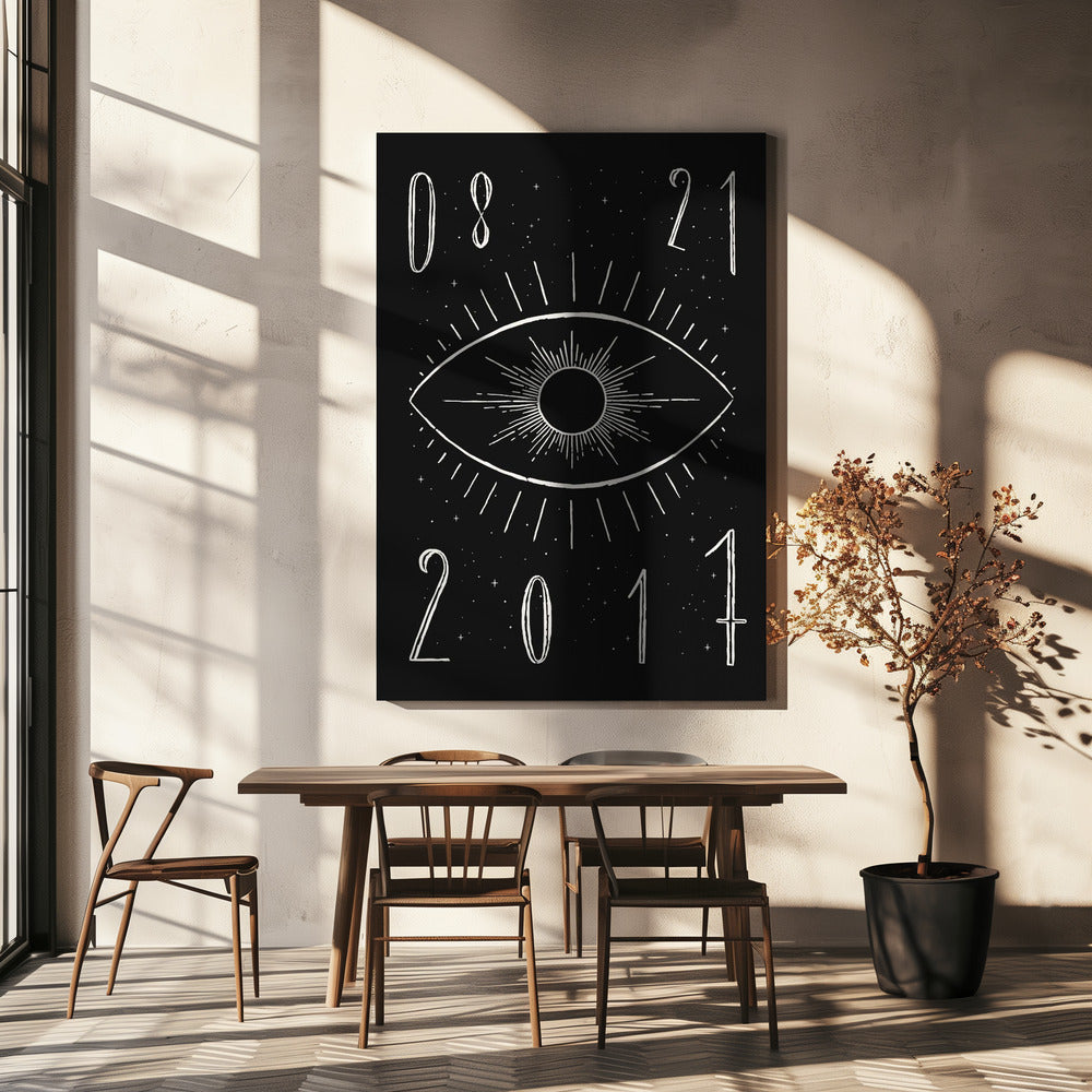 Totale zonsverduistering | Canvas