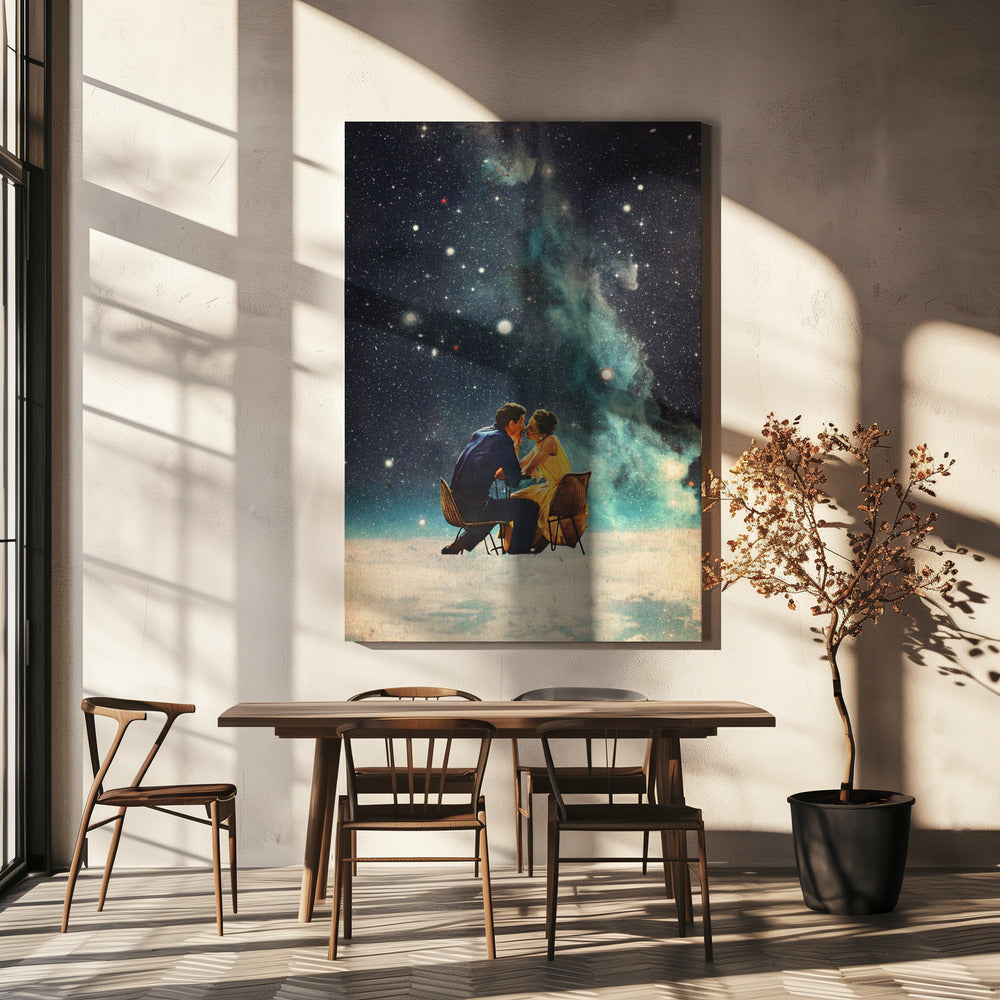Ik neem je mee naar de sterren voor een tweede date | Canvas