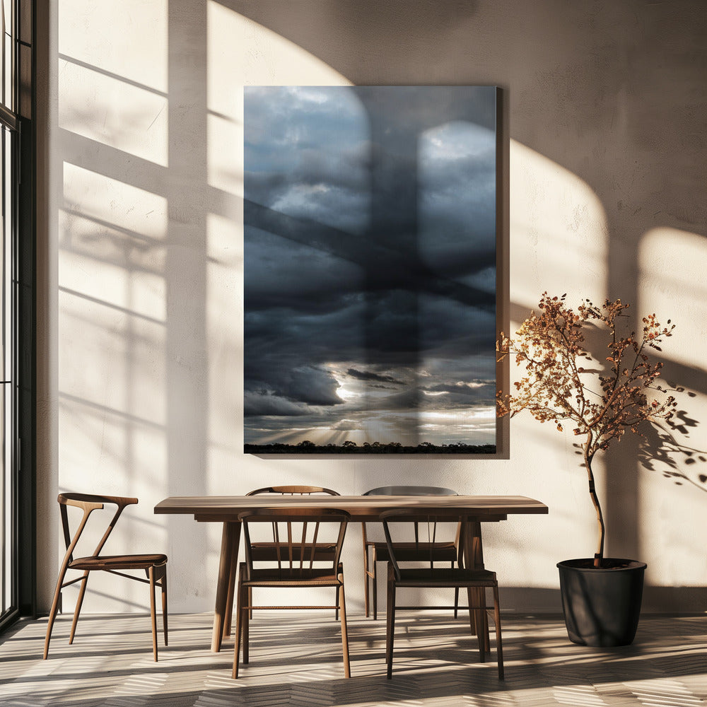 Stormachtige Horizon | Canvas