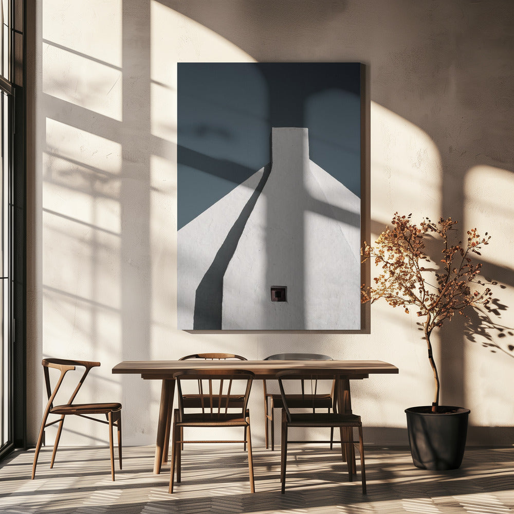 Witte Geometrie | Canvas