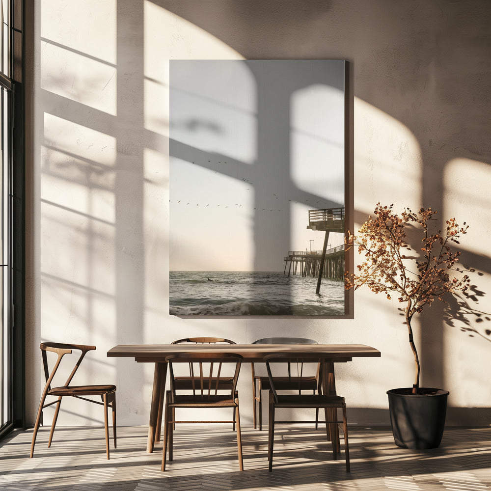 Sereniteit aan zee | Canvas