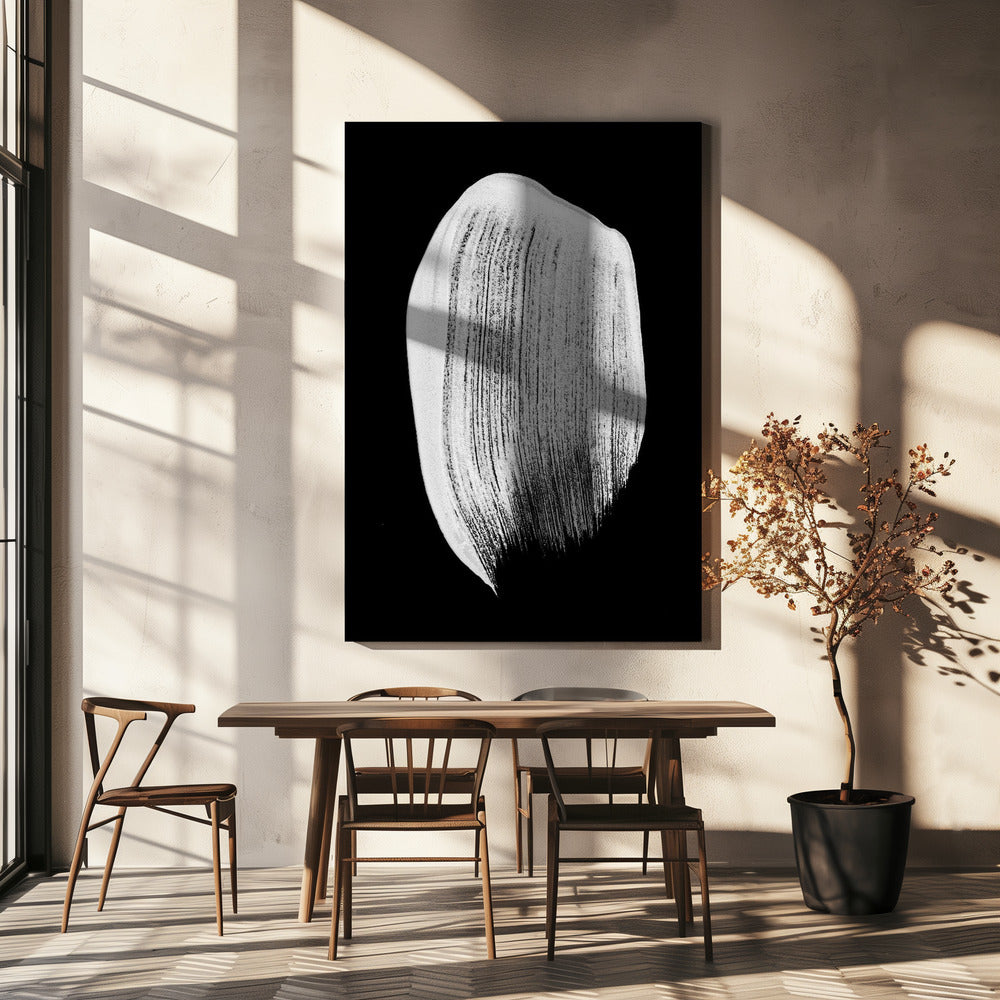 Zijden penseelstreek | Canvas