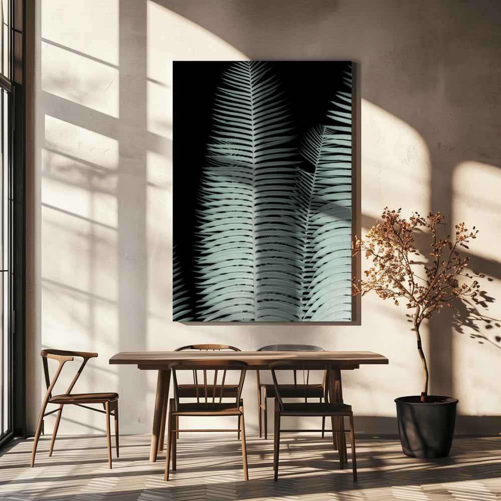 Zilveren Fronds Symfonie | Canvas