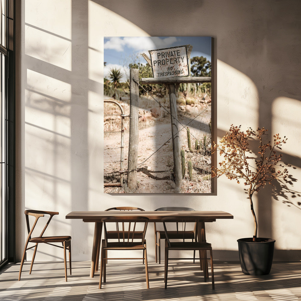 Verboden pad | Canvas