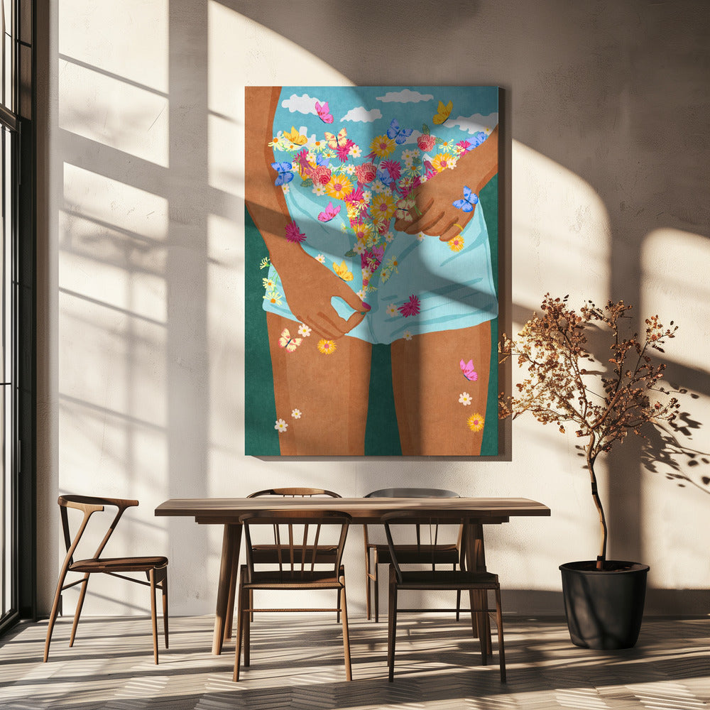 Bloemenstemming | Canvas