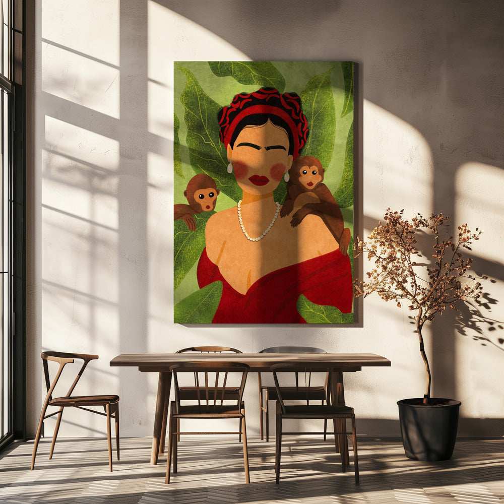 Frida en apen | Canvas