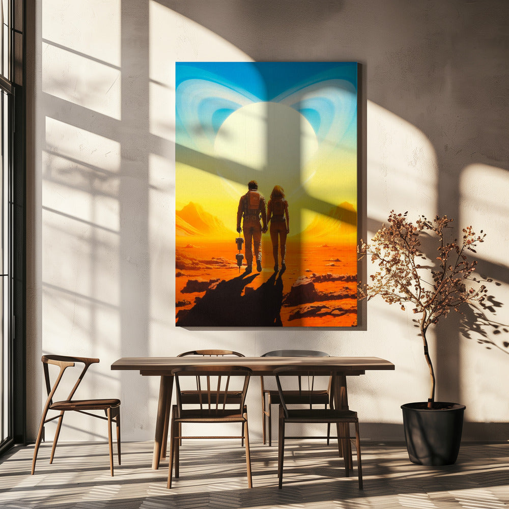 Saturnus Liefde | Canvas