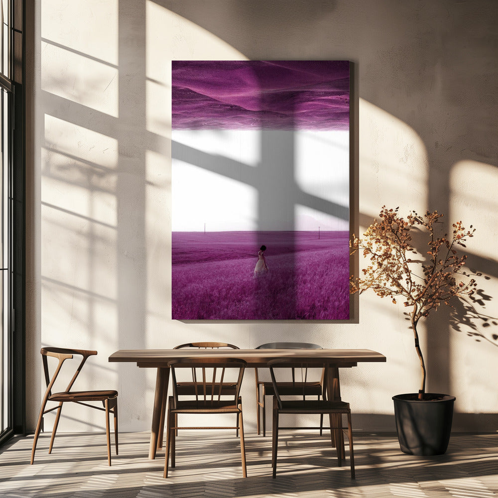 Paarse velden | Canvas