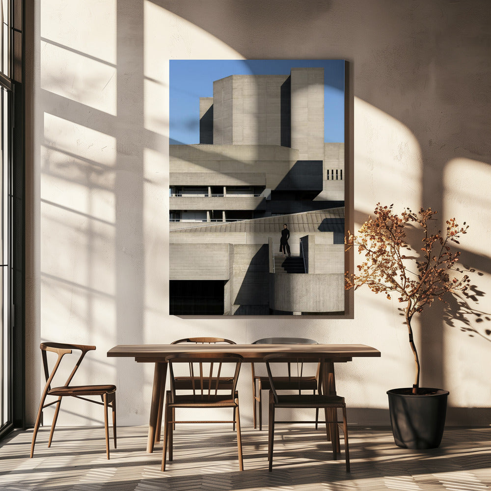 Staand Hoog Gebouw | Canvas