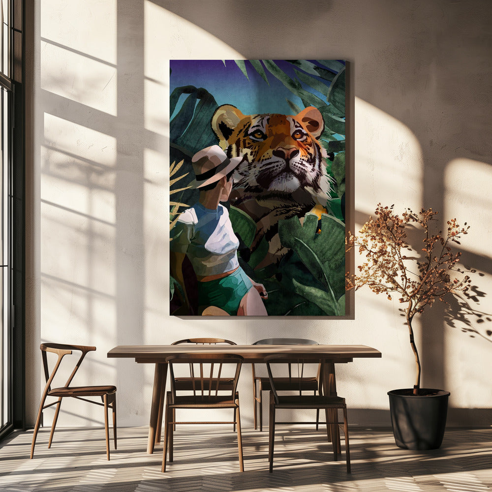 Ontmoeting in de jungle | Canvas