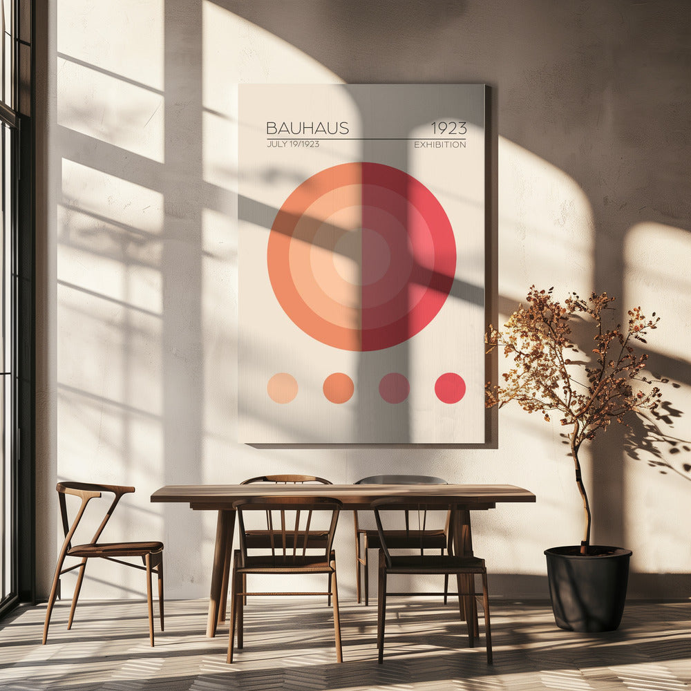 Bauhaus-cirkels | Canvas