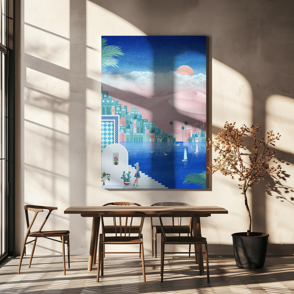 Dromerige oase | Canvas