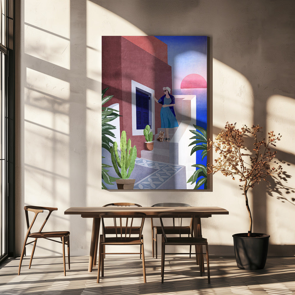 Zonsondergang Sereniteit | Canvas