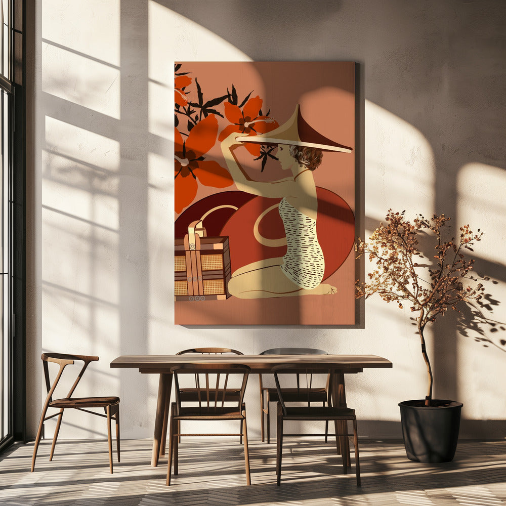 Elegante reflectie | Canvas