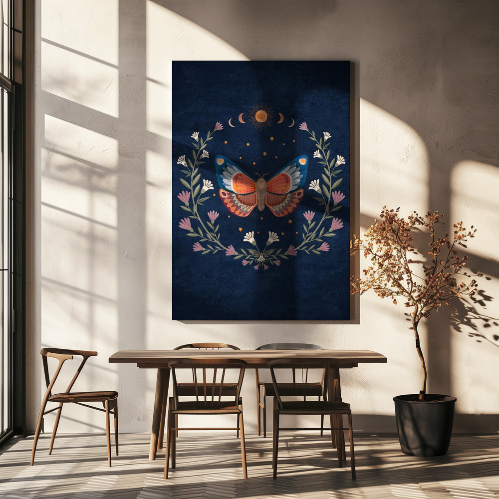 Vlinder Droomlandschap | Canvas