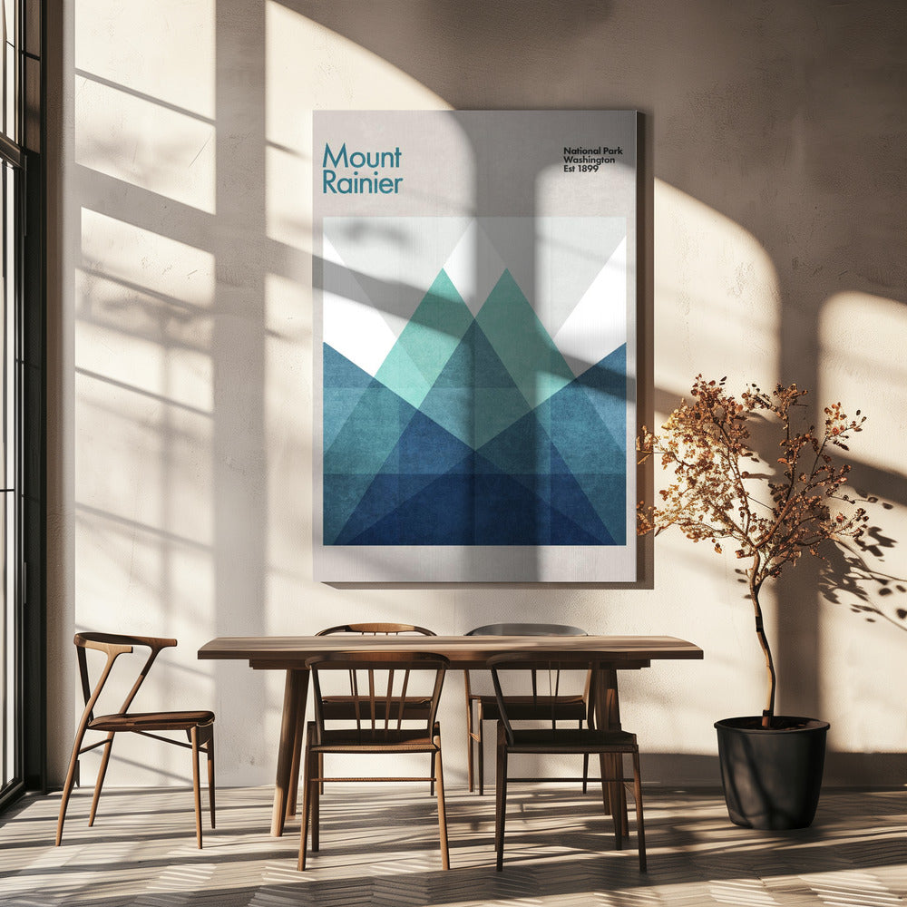 Geometric Peaks | Canvas