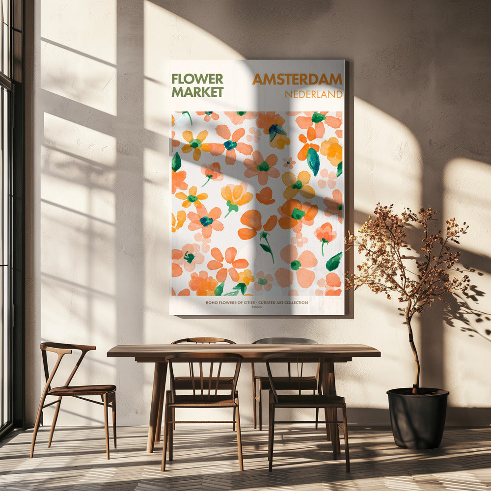 "Levendige Bloemen" | Canvas