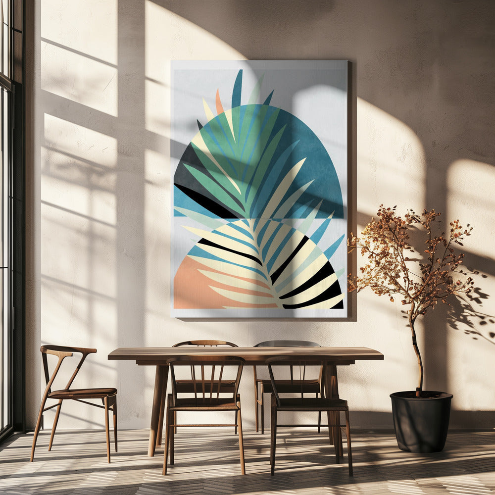 Ruimtes Blauw Kopie | Canvas