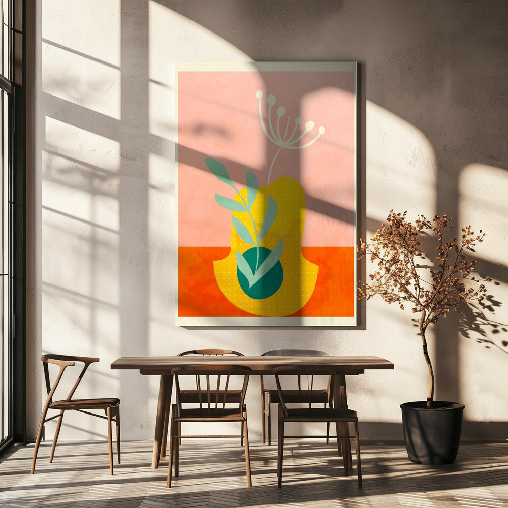 Ruimtes Fleur2 | Canvas