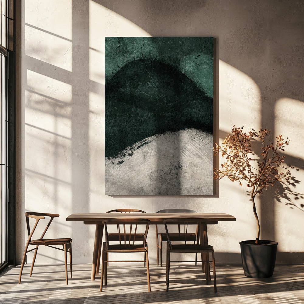 Middernacht Smaragd Nr. 3 | Canvas