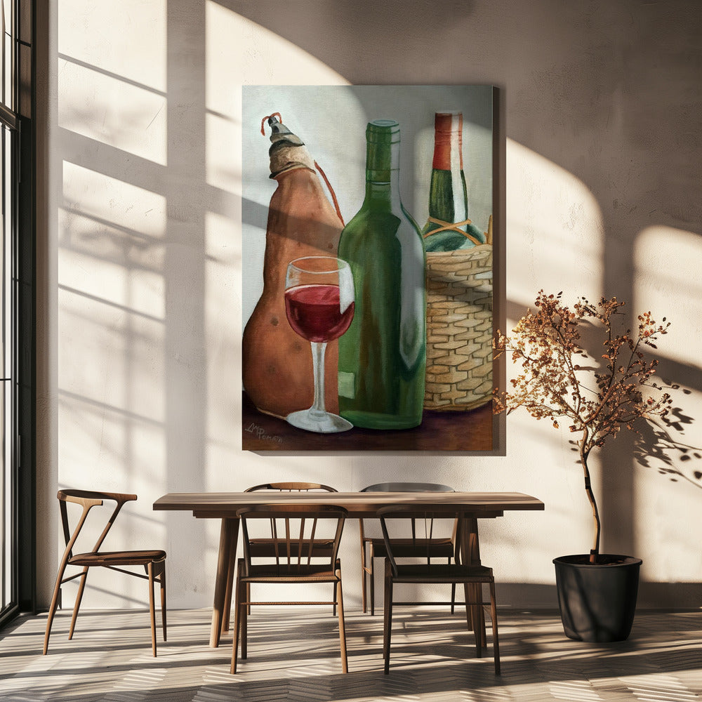 In de wijnmakerij | Canvas
