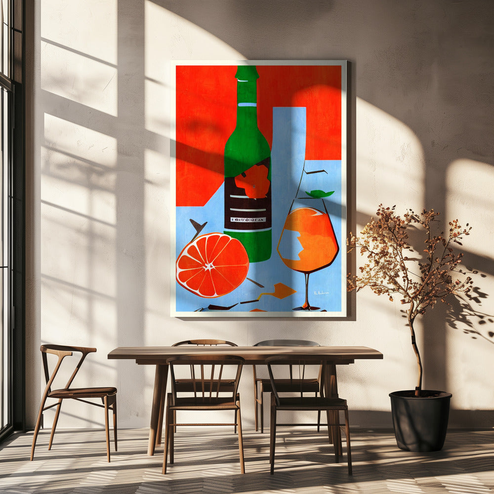 Zonnig picknicken in het park | Canvas