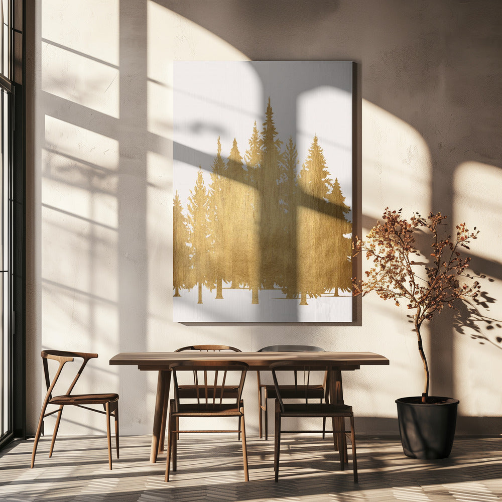 Tannenwald (gold) | Canvas