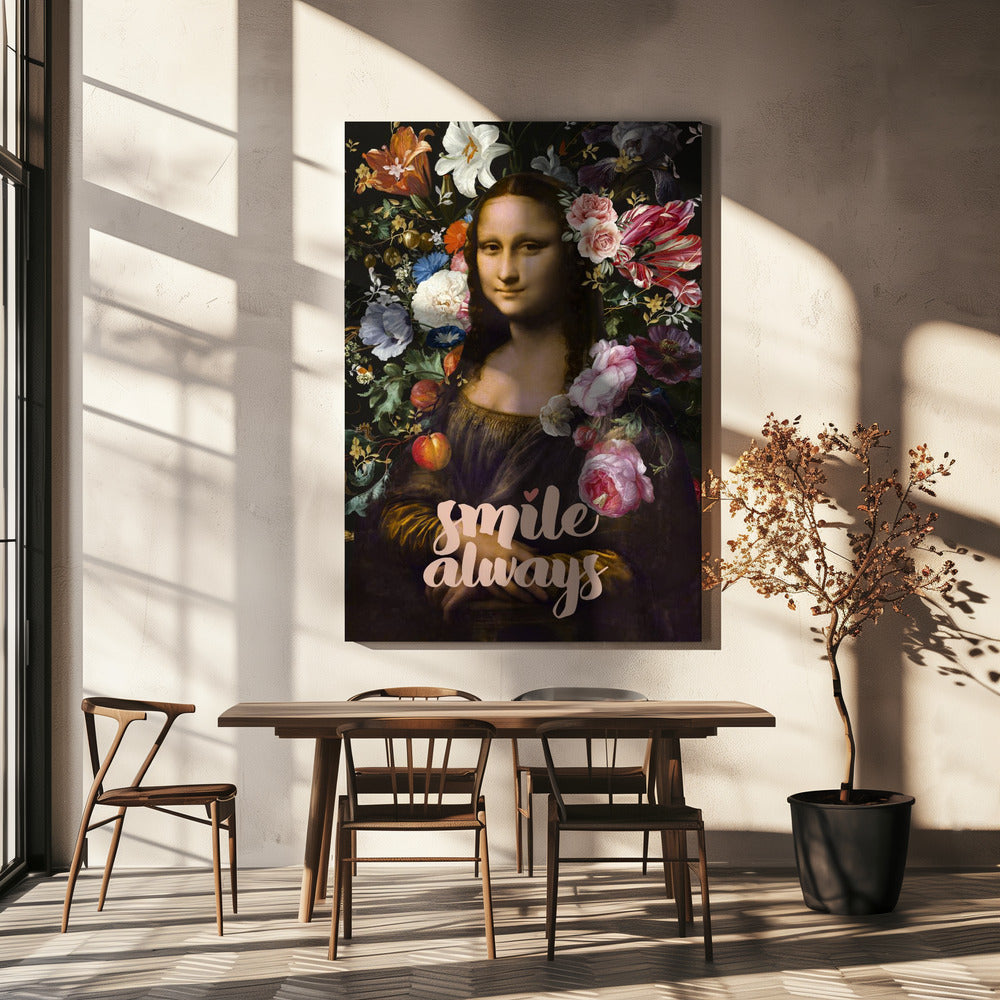 Lach altijd, Mona Lisa | Canvas